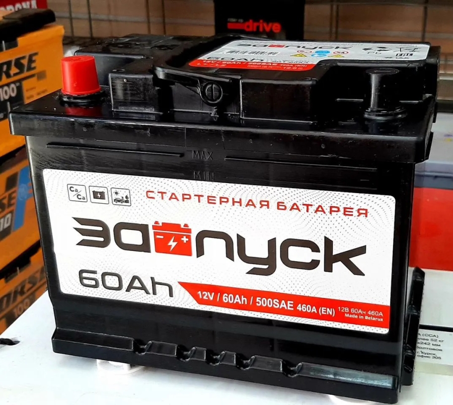 Аккумуляторная батарея ЗАПУСК ZA601 60 Ah ПП